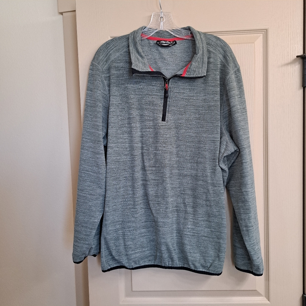 Avalanche Gray and Red Pullover‎ Mens XL